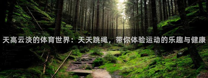 绿茵足球直播在线观看：天高云淡的体育世界：天天跳绳，带你体验运动的乐趣与健康
