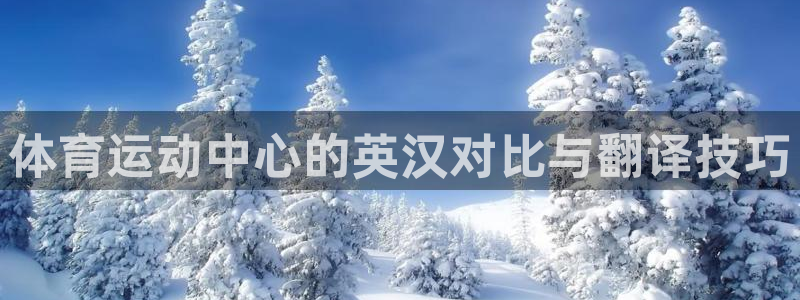 绿茵体育直播cBA：体育运动中心的英汉对比与翻译技巧